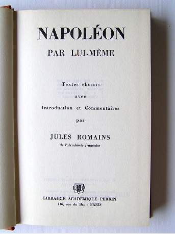 Jules Romains - Napoléon par lui-même