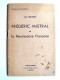 Jean Pélissier - Frédéric Mistral et la renaissance française