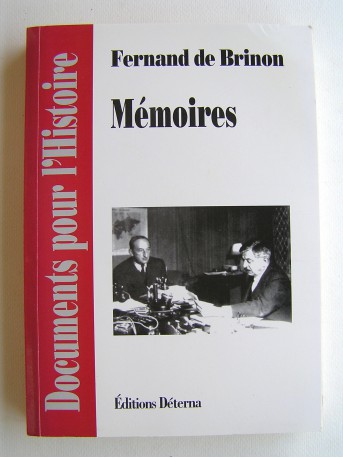 Fernand de Brinon - Mémoires