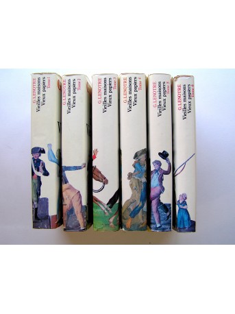 G. Lenotre - Vieilles maisons et vieux papiers. Complet des 6 Tomes