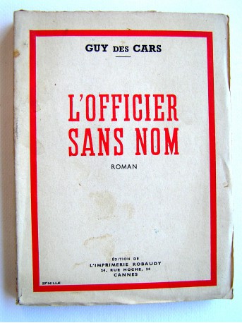 Guy des Cars - L'officier sans nom