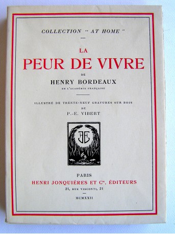 Henry Bordeaux - La peur de vivre