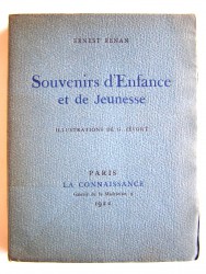 Ernest Renan - Souvenirs d'Enfance et de Jeunesse