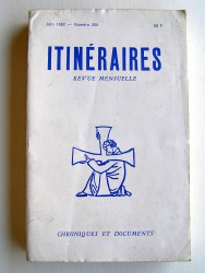 Collectif - Itinéraires n°264. Chroniques et documents. Vingt ans après. 1962 - 1982