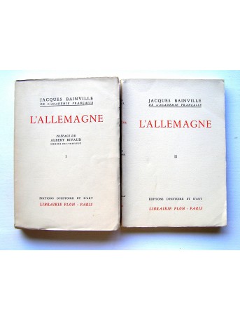Jacques Bainville - L'Allemagne
