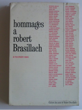 Collectif - Hommages à Robert Brasillach. 6 février 1965