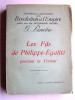 G. Lenotre - Les fils de Philippe-Egalité pendant la Terreur