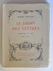 Le jardin des lettres. Premier volume