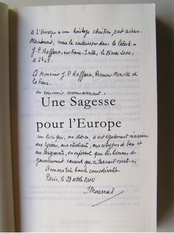 Isabelle Mourral - Une sagesse pour l'Europe
