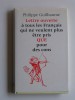 Philippe Guilhaume - Lettre ouverte aux Français qui ne veulent plus être pris pour des cons - Lettre ouverte aux Français qui ne veulent plus être pris pour des cons