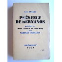 Luc Estang - Présence de Bernanos. Précédé de "Dans l'amitié de Léon Bloy" par Georges Bernanos