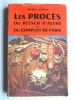 Les procès du putsch d'Alger et du complot de Paris