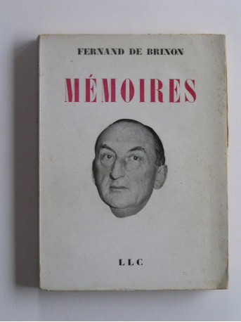 Fernand de Brinon - Mémoires
