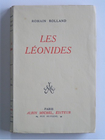 Romain Roland - les Léonides