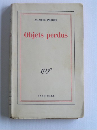 Jacques Perret - Objets perdus