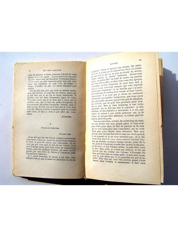 Robert Brasillach Les sept couleurs