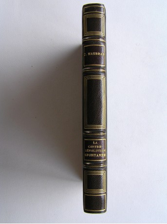Charles Maurras - La contre-révolution spontanée