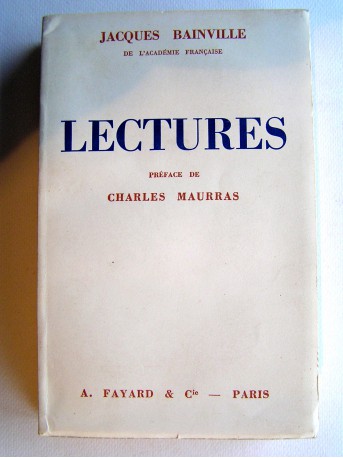 Jacques Bainville - Lectures