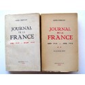 Alfred Fabre-Luce - Journal de la France. Tome 1: Mars 1939 - juillet 1940 & Tome 2: Aout 1940 - avril 1942