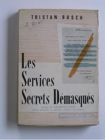 Tristan Busch - Les Services Secrets démasqués