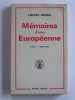 Louise Weiss - Mémoires d'une Européenne. Tome 1. 1893 - 1919 - Mémoires d'une Européenne. Tome 1. 1893 - 1919