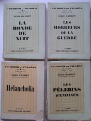 Léon Daudet - Courrier des Pays-Bas. Complet: Tome 1 à 4