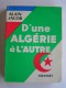 Alain Jacob - D'une Algérie à l'autre