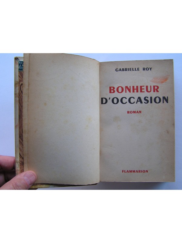 Bonheur D'occasion Audio Livre Gabrielle Roy - Bonheur d'occasion