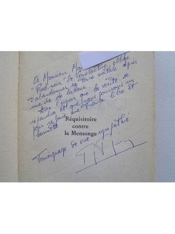 René Rieunier - Réquisitoire contre le mensonge. Juin 1940 - Juillet 1962