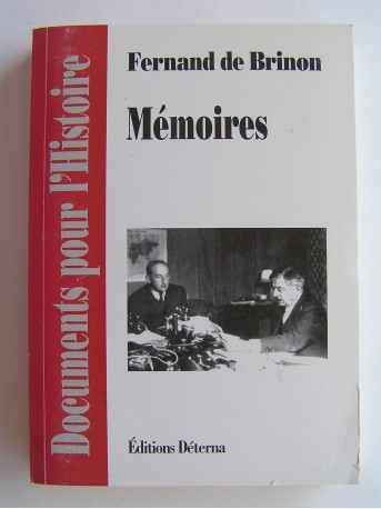 Fernand de Brinon - Mémoires