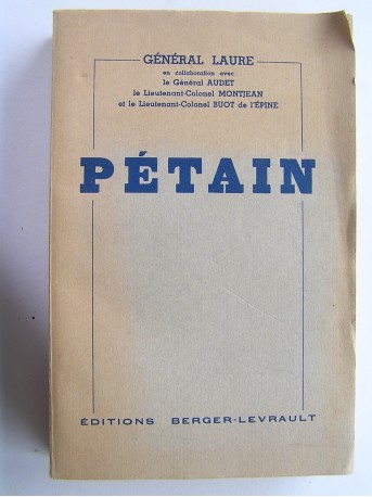 Général Laure - Pétain