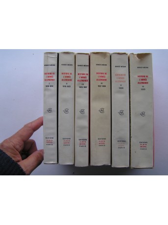 Jacques Benoist-Mechin - Histoire de l'armée allemande. Complet des 6 tomes.