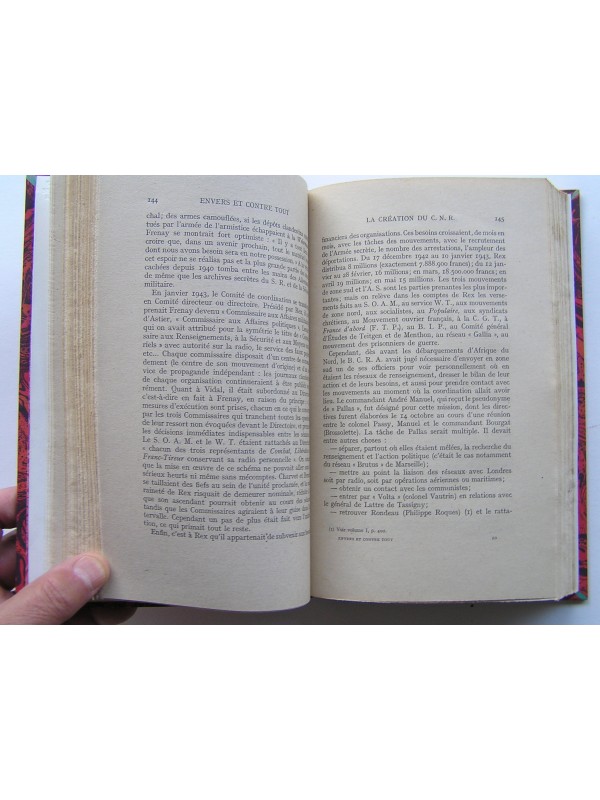 Envers Et Contre Tous Ou Tout Jacques Soustelle - Envers et contre tout. Tome 1 & 2