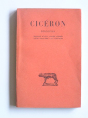 Ciceron - Discours. Tome VI
