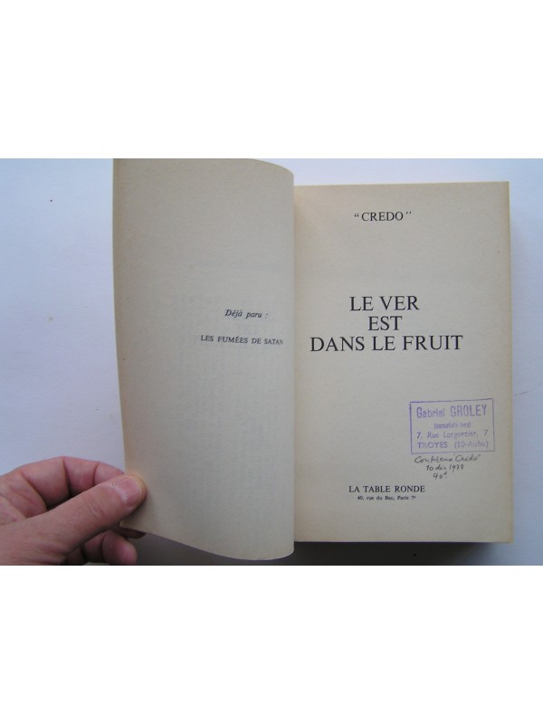 André Mignot Le ver est dans le fruit