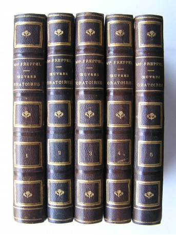 Monseigneur Charles-Emile Freppel - Oeuvres pastorales et oratoires. 5 premiers tomes.