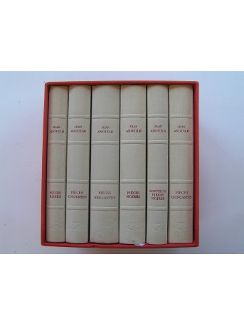 Jean Anouilh - Recueil des Pièces en 6 volumes.