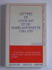 Lettres de Louis XVI et de Marie-Antoinette. 1789 - 1793