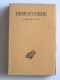 Demosthène - Plaidoyers civils. Tome 1 à 4. 