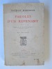 Jacques d'Arnoux - Paroles d'un revenant