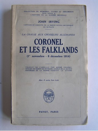 John Irving - Coronel et les Falklands. 1er novembre - 8 décembre 1914