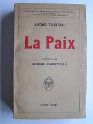 André Tardieu - La Paix