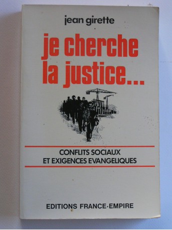 Jean Girette - Je cherche la justice