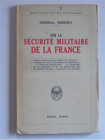 Général Debeney - Sur la sécurité de la France