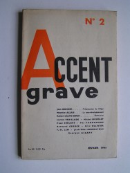 Collectif - Accent grave. N°2. Février 1963