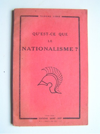 Dominique Venner - Qu'est-ce que le Nationalisme?