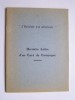 Abbé Louis Coache - Dernière lettre d'un Curé de Campagne