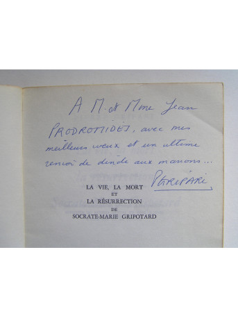 Pierre Gripari - La vie, la mort et la résurrection de Socrate-Marie Gripotard.