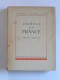 Alfred Fabre-Luce - Journal de la France. Mars 1939 - Juillet 1940