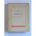 Alfred Fabre-Luce - Journal de la France. Mars 1939 - Juillet 1940